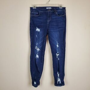 Cello Distressed Skinny Jeans Size 9/29